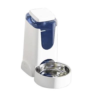 Imagem de Generic Dispensador automático de água para animais de estimação, bebedor de água à prova de vazamentos sem gotejamento 4L para animais de estimação, BRANCO