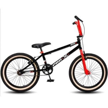Imagem de Bicicleta Infantil Aro 20 PRO X Serie 1 FreeStyle V-Brake Pneus Faixa Bege Aros em Aluminio Reabaixada,Preto Laranja
