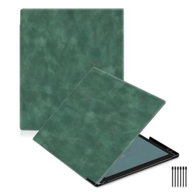 Imagem de QIOFEARTH Capa para tablet BOOX Note Air4 C/3, de papel de 10,3 polegadas, fina, leve, capa protetora com suporte de caneta embutido, vem com pontas de caneta BOOX