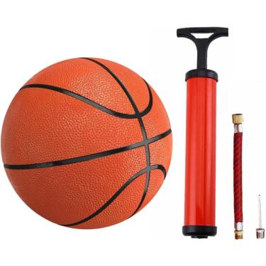 Imagem de Kit Bola de Basquete Tamanho Oficial + Bomba de Encher Bola Basketball Profissional Quadra Diversão Garantida