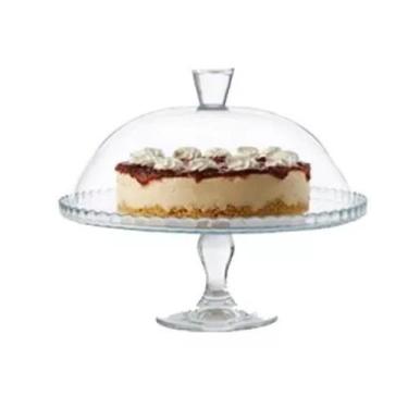 Imagem de Prato para Bolo de Vidro com Pé Patisserie 27x32cms Day Home - DayHome