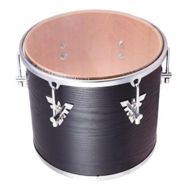 Imagem de Repique De Mão Samba Music Phx 30x12, Repique Preto Wood
