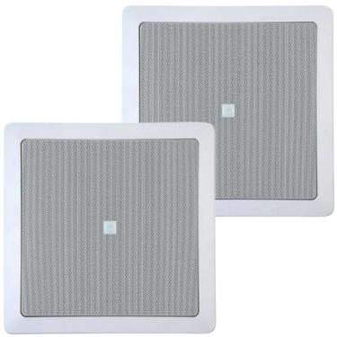 Imagem de Arandela Jbl Acústica Para Embutir Teto Quadrada 6Co2R 6 25w Rms Cada 