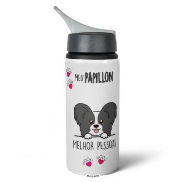 Imagem de Garrafa Squeeze NK - Meu Papillon, melhor pessoa! M2 - JPS INFO