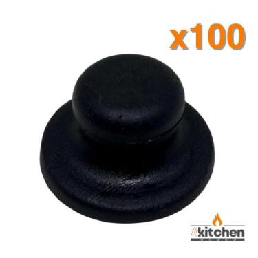 Imagem de Pomel Pegador Puxador para Tampa Modelo Chaleira 100 Peças