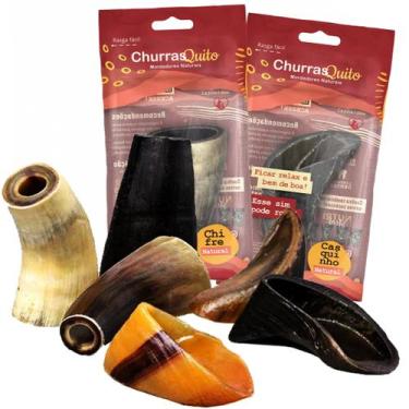 Imagem de Mordedor Natural Passa Tempo 3 Chifres E 3 Cascos Churraspet