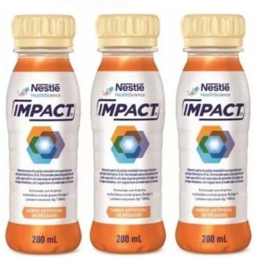 Imagem de Impact Nestlé Kit C/3 200ML (escolha o Sabor) - Nestlé Impact, Pêssego