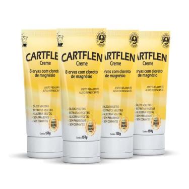 Imagem de 4x cartflen creme massagem cloreto de magnesio - HF Suplements