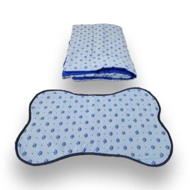 Imagem de edredom pra cachorro grande edredom GG 90cm X 1,40m +tapete pra comedo