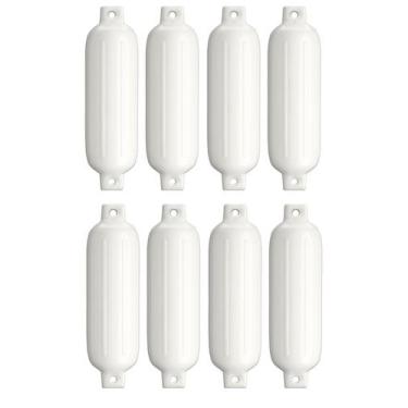 Imagem de Defensa Inflável Em Pvc Branca G4 16,5 X 58,5cm Barco Kit 8 - Noster N