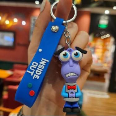 Imagem de Chaveiro Divertidamente 2 Emoções Alegria Raiva Medo Nojo Tristeza Vár