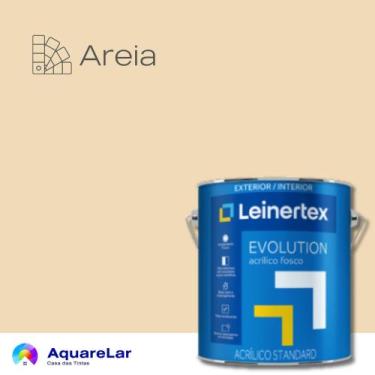 Imagem de EVolution Acrílico Leinertex Fosco 3,6L, AREIA, 3,6L