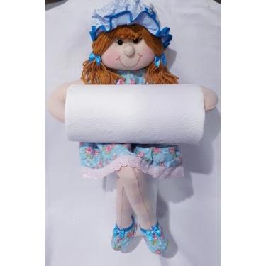 Imagem de Porta papel toalha bonequinha   - Ateliê pontinho de ouro
