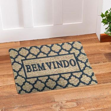 Imagem de Capacho Fibra de Coco Natural Retangular 40cm x 60cm Panama - Niazitex