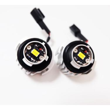 Imagem de GFJMC Lâmpadas de neblina LED âmbar L1B para Toyo'ta C-HR Prius Highlander Corolla Cruz âmbar amarelo 4500LM luz de condução de neblina super brilhante