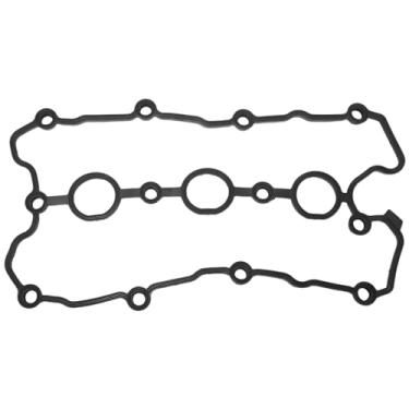 Imagem de INFINAUTO Junta da tampa da válvula, junta de vedação da válvula da cabeça do cilindro nº 06E103484G para A4 2005-2008 para A6 2005-2008 preta, junta da tampa do balancim 1 peça