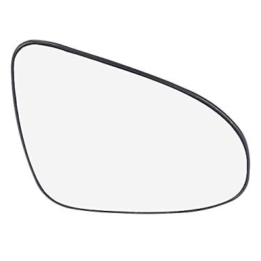 Imagem de X AUTOHAUX Vidro retrovisor do carro lado direito não aquecido com placa de suporte 879080D590 para Toyota Yaris 2012-2017