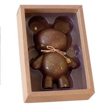 Imagem de Kit Caixa e Forma para Urso Grande de Chocolate - Crystal Forming