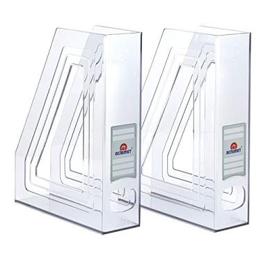 Imagem de Porta Revista Classic Cristal Pacote Com 02-12287