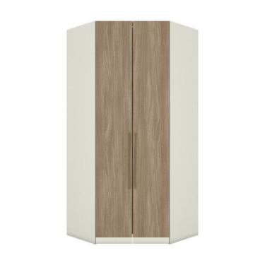 Imagem de Canto Closet Modulado 2 Portas 3 Gavetas Predileto Henn, Areia HP com 