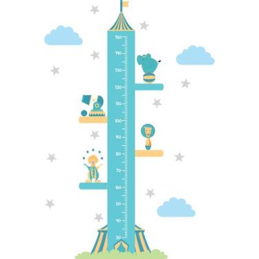 Imagem de Adesivo de Parede Régua Crescimento Circo para Quarto - Quartinhos