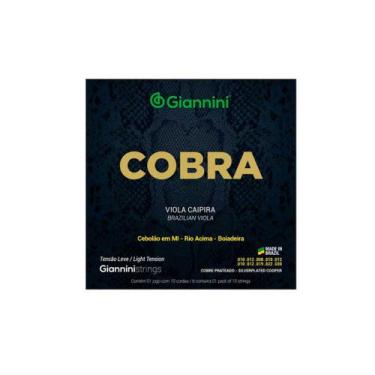 Imagem de Encordoamento Viola Giannini Cobre Prateado Leve Gesvl