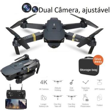 Imagem de Drone E58 com Duas Câmeras HD, Wi-Fi 2.4GHz e Alta Estabilidade para V