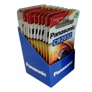 Imagem de Pilha Panasonic Cr2032 Botão - Kit De 12 Unidades