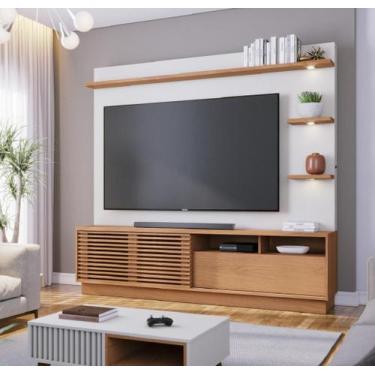 Imagem de Home Theater Campeche com 1 Porta deslizante Brise e 3 Spot de Led Fre