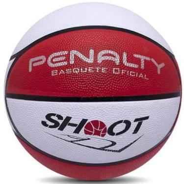 Imagem de Bola Basquete Penalty Shoot - Vermelha, Vermelho, Branco