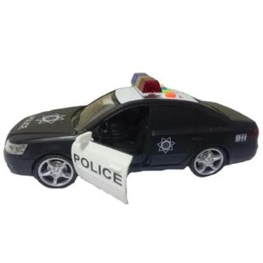 Imagem de Carro De Polícia Com Som E Luzes Realista Para Crianças - A.R Variedad