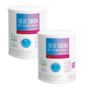 Imagem de Kit C2 Colágeno P/ Pele New Skin Frutas Vermelhas - Divinitè - Nutraco