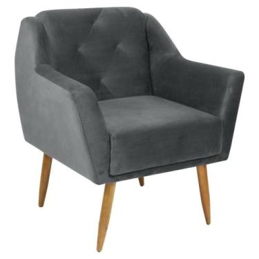 Imagem de Poltrona Estofada Matrix 426 Veneza, CHUMBO