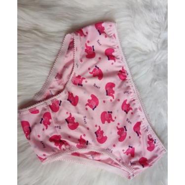 Imagem de kit  10 calcinha infantil cores sortidas 100% algodão - MS CHIQUE STOR