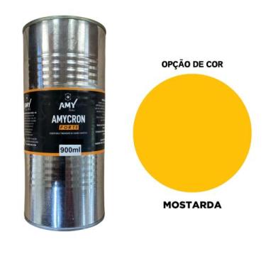 Imagem de Amycron 900ml - tinta para couro (loja oficial), MOSTARDA