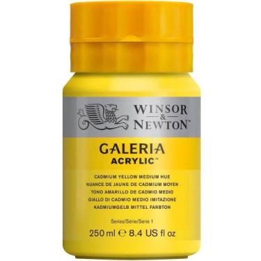 Imagem de Tinta Acrílica Galeria W&n 250ml 120 Cadmium Yellow - Winsor & Newton