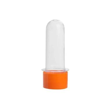 Imagem de Tubete Mini Laranja 8cm 10 Un - DREX