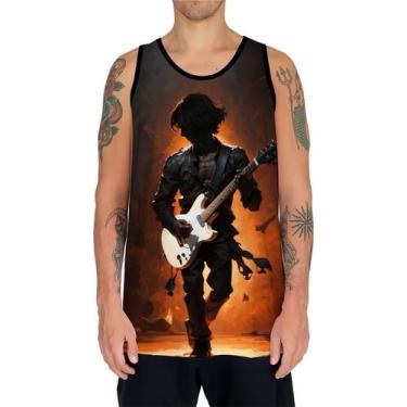 Imagem de Camiseta Regata Tshirt Animais Guitarrista Guitarra Música 2 - Enjoy S
