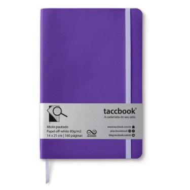 Imagem de Caderno Pautado taccbook Ametista 14x21 Flex