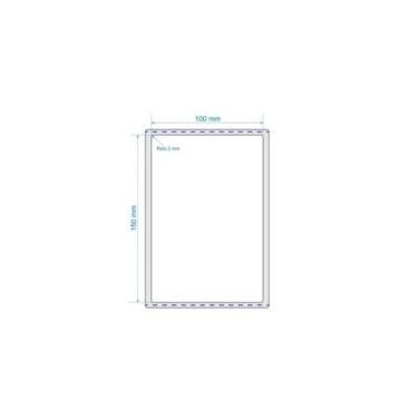 Imagem de 10 Rolos Etiqueta 10x15 Cm Térmica Serrilha - RPrint Etiquetas