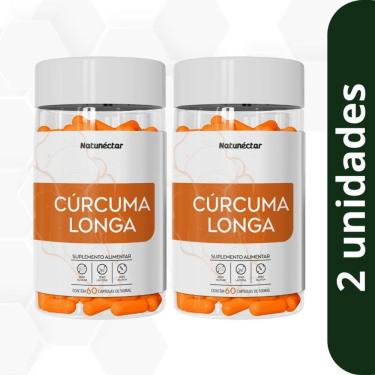 Imagem de Kit Cúrcuma Longa 500mg Natunectar – 2 unid (120 cápsulas)
