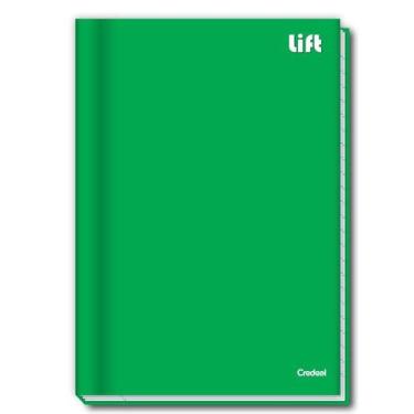 Imagem de Caderno Brochura 80F Lift Verde Credeal C/5 unid