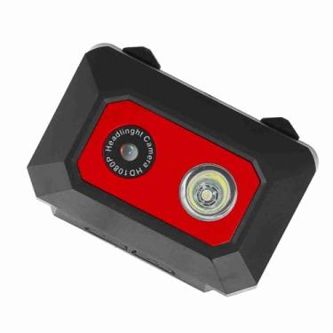 Imagem de Câmera DV Sports Full HD 1080P 120° Ultra Wide Angle Com Farol Gravador de Vídeo para Carro, Casa e Esportes Ao Ar Livre (preto vermelho)