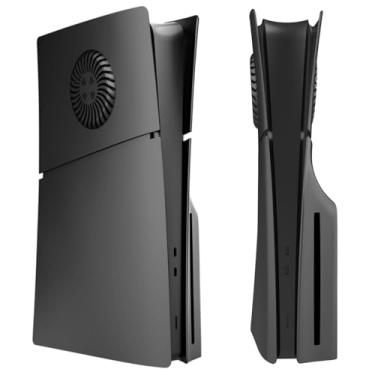 Imagem de IMOFEE- Placas de cobertura Slim Disc Edition com aberturas de ventilação para o novo console PS5 Slim, painéis de concha para acessórios PlayStation 5 Slim, substituição protetora Fac