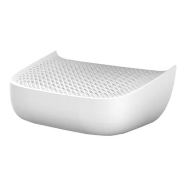 Imagem de FluffyDream Caixa de areia para gatos autolimpante para vários gatos, branca, grande