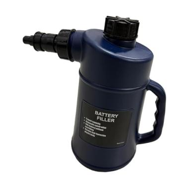 Imagem de BaotyJie de enchimento de bateria Jarro de água destilada Dispensador Jarro de enchimento de 2L Ferramenta automotiva Válvula anti-gotejamento Rvs