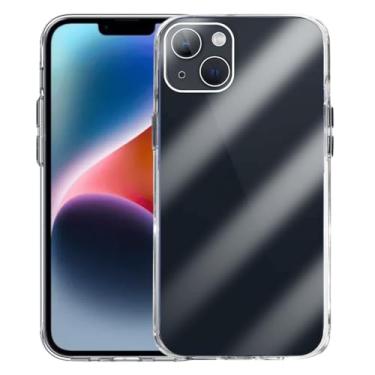 Imagem de Capa Capinha Clear Case Space Compatível iPhone 14 Plus Rígida Anti Amarelamento Resistente