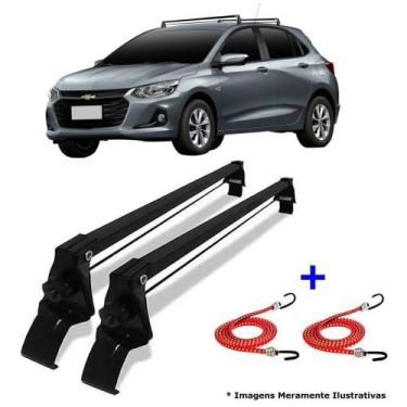 Imagem de Rack De Teto + 2 Elasticos Onix Turbo Sedan/ Hatch Ano 20/22 - Vhip