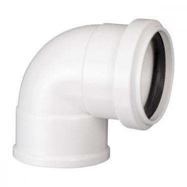 Imagem de Joelho Branco Krona 40Mm X 40Mm Com Anel - Kit C/25 Pecas, Branco