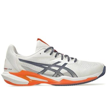Imagem de Tênis Asics Solution Speed FF 3 - Clay - Saibro - Branco Lilás e Laranja